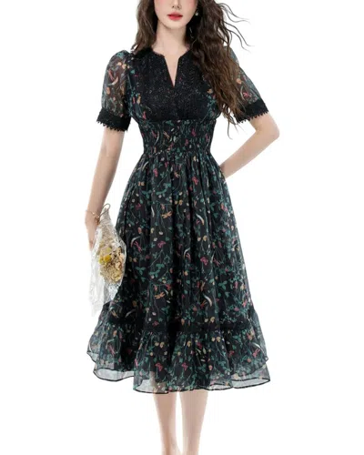 Kaimilan Midi Dress In Black