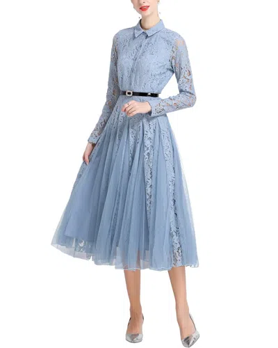 Kaimilan Midi Dress In Gray