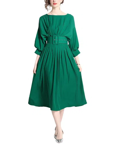 Kaimilan Midi Dress In Green