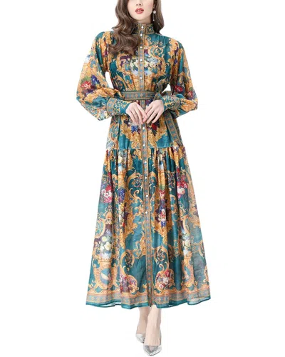 Kaimilan Midi Dress In Green