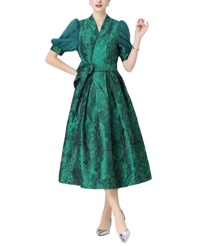 Kaimilan Midi Dress In Green