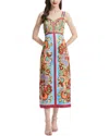 Kaimilan Midi Dress In Multi