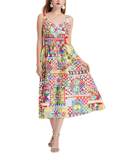 Kaimilan Midi Dress In Multi