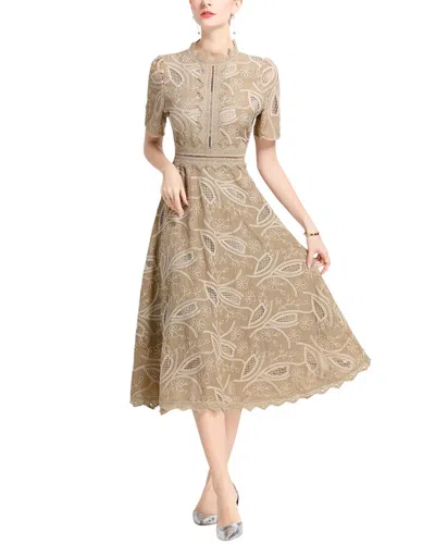 Kaimilan Midi Dress In Neutral