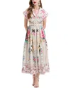 Kaimilan Midi Dress In Neutral
