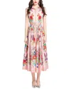 Kaimilan Midi Dress In Pink
