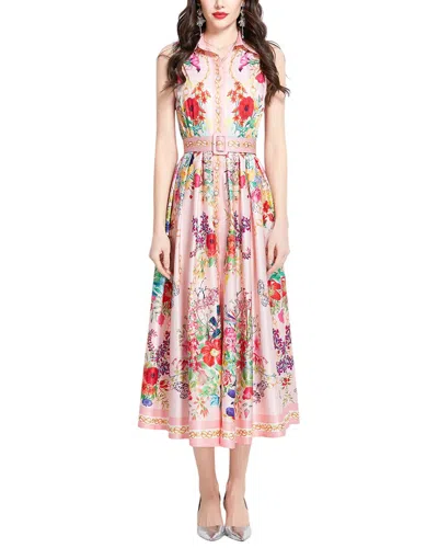 Kaimilan Midi Dress In Pink