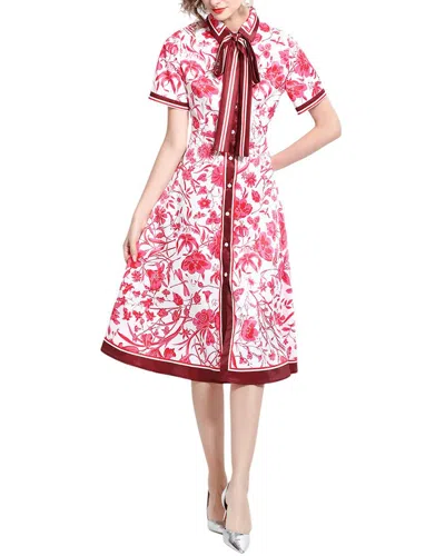 Kaimilan Midi Dress In Pink