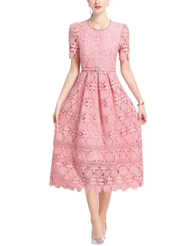 Kaimilan Midi Dress In Pink