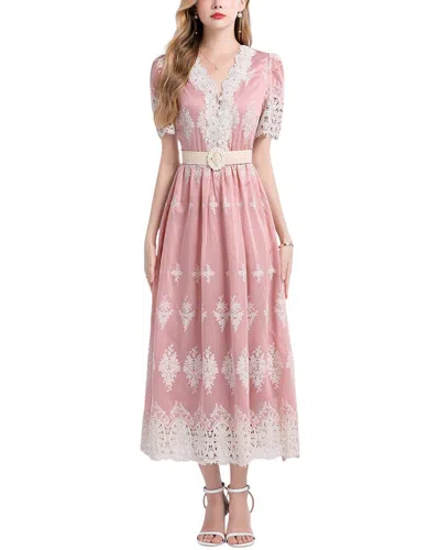 Kaimilan Midi Dress In Pink