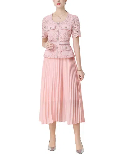 Kaimilan Midi Dress In Pink