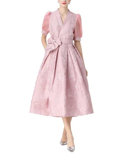 Kaimilan Midi Dress In Pink