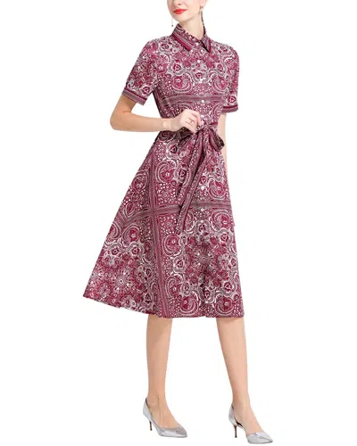 Kaimilan Midi Dress In Purple