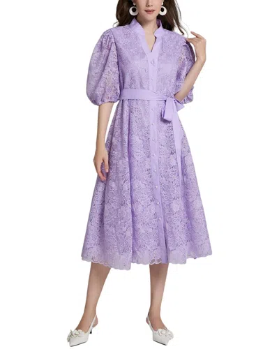 Kaimilan Midi Dress In Purple