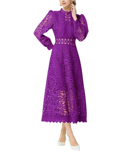 Kaimilan Midi Dress In Purple