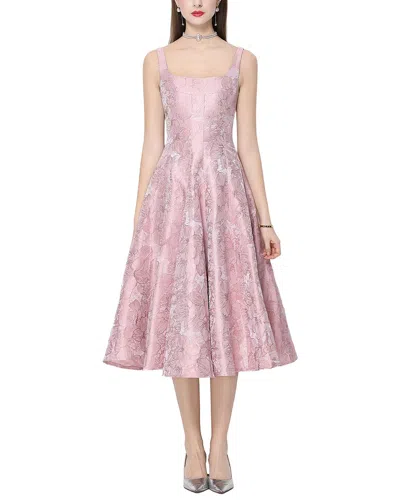 Kaimilan Midi Dress In Purple