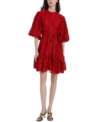 Kaimilan Midi Dress In Red
