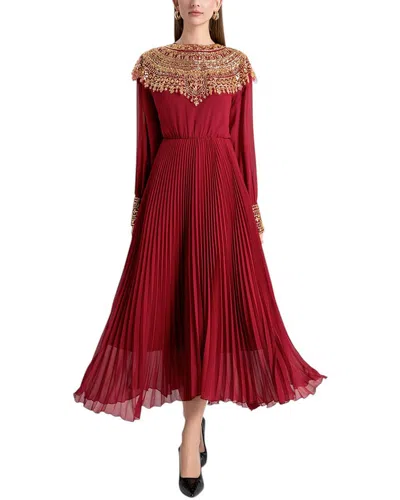 Kaimilan Midi Dress In Red