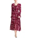 Kaimilan Midi Dress In Red