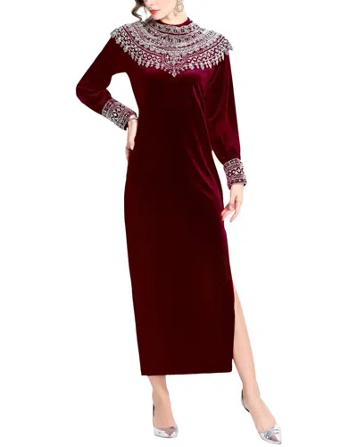 Kaimilan Midi Dress In Red