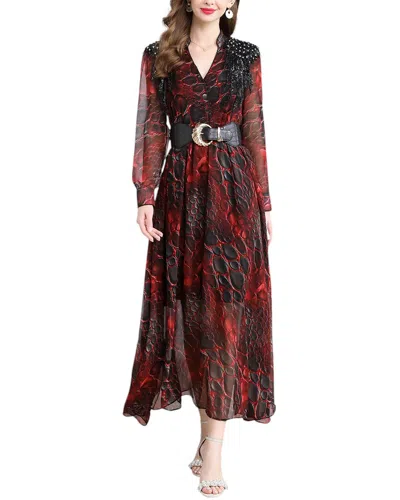 Kaimilan Midi Dress In Animal Print