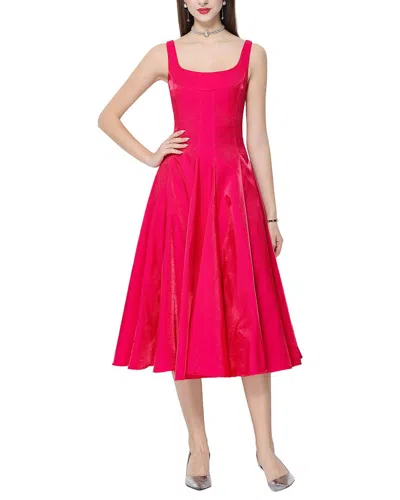 Kaimilan Midi Dress In Red