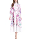 Kaimilan Midi Dress In White