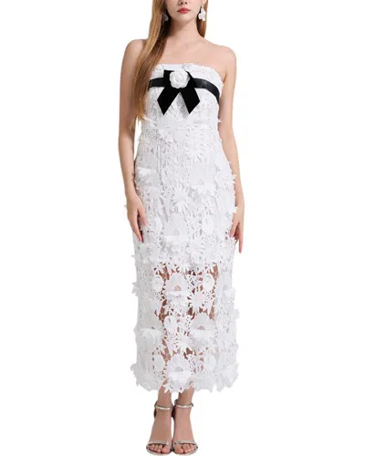 Kaimilan Midi Dress In White