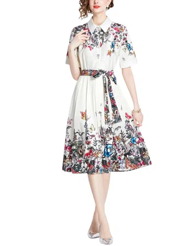 Kaimilan Midi Dress In White