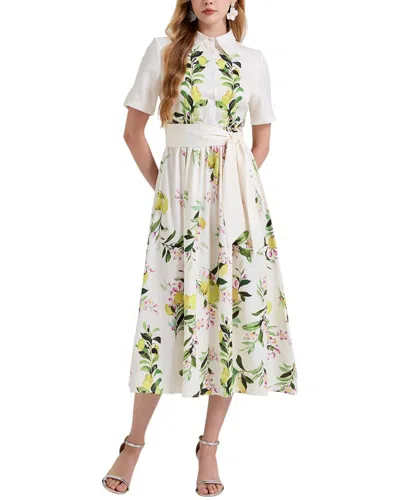 Kaimilan Midi Dress In White
