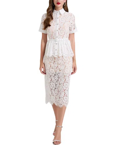 Kaimilan Midi Dress In White