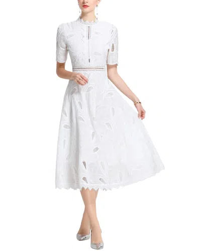 Kaimilan Midi Dress In White