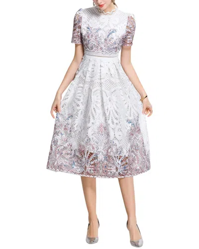 Kaimilan Midi Dress In Purple