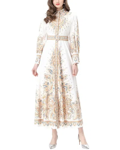 Kaimilan Midi Dress In White