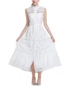 Kaimilan Midi Dress In White
