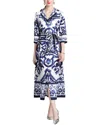 Kaimilan Midi Dress In White