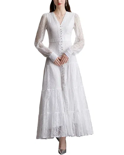 Kaimilan Midi Dress In White