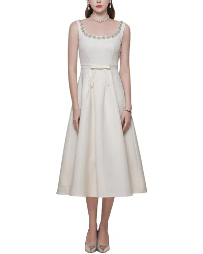 Kaimilan Midi Dress In White