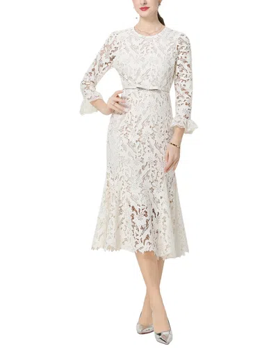 Kaimilan Midi Dress In White
