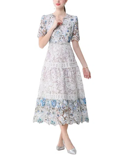 Kaimilan Midi Dress In Gray