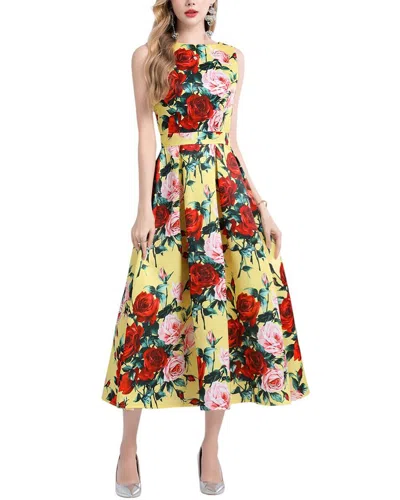 Kaimilan Midi Dress In Yellow