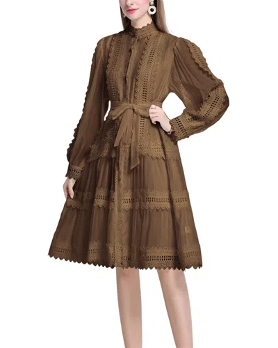 Kaimilan Mini Dress In Brown