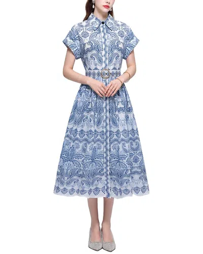 Kaimilan Shirt Dress In Blue