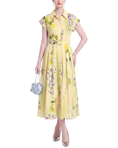 Kaimilan Shirt Dress In Yellow