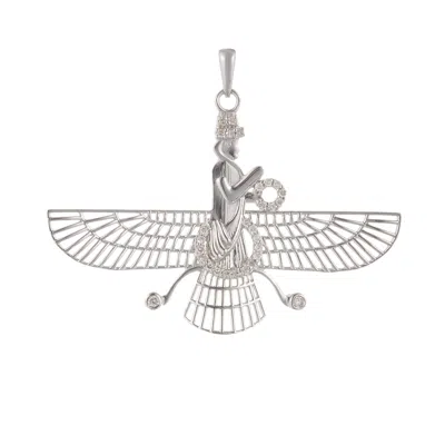 Kaizarin Wings Of An Angel Silver & Diamonds For Women