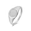 Kaizarin Women's Diamond Halo & Sterling Silver Signet Ring In Silver