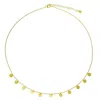 Kaizarin Women's Gold Plated Tassel Charm Necklace