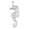 Kaizarin Women's Sea Horse Charm On Silver Chain In Metallic
