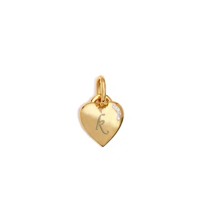 Kaizarin Women's Tiny Heart Yellow Gold Pendant