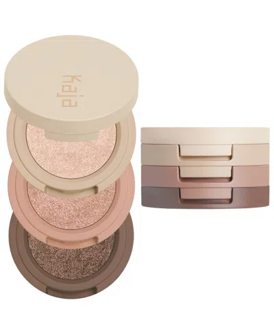 Kaja Eye Bento Bouncy Eyeshadow Trio In Brown